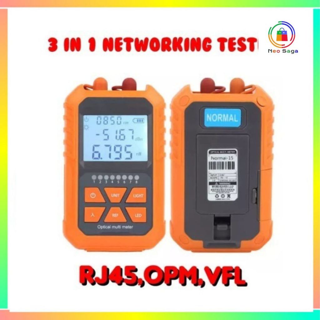 Jual OPM 3 in 1 OPM VFL Network Cable Test 3 in 1 Optical Power Meter ...
