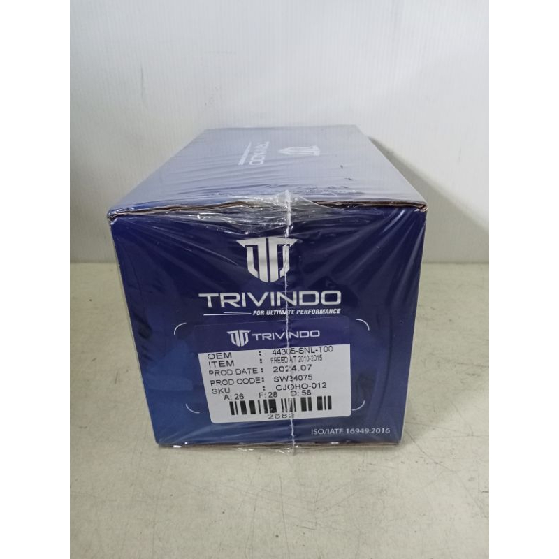 Jual Cv joint as roda luar Honda Freed TRIVINDO | Shopee Indonesia
