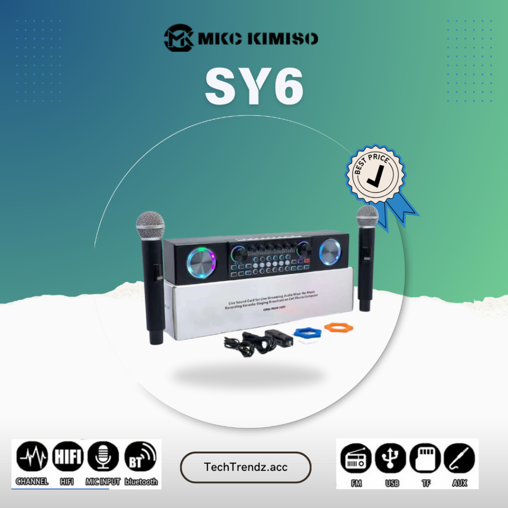 Jual Sound Card SY6 Soundcard Bluetooth Speaker All-in-One + Two ...