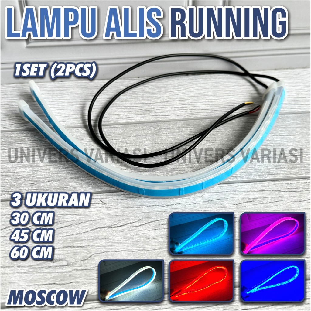 Jual LAMPU NEON FLEXIBLE WELCOME LIGHT SIGN RUNNING DRL FLEXIBLE 3 MODE ...
