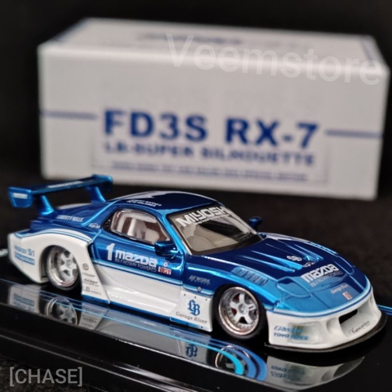 Jual Die Cast 1:64 Mazda LBWK RX-7 FD3S LBSuper Silhouette Hongkong Toy ...