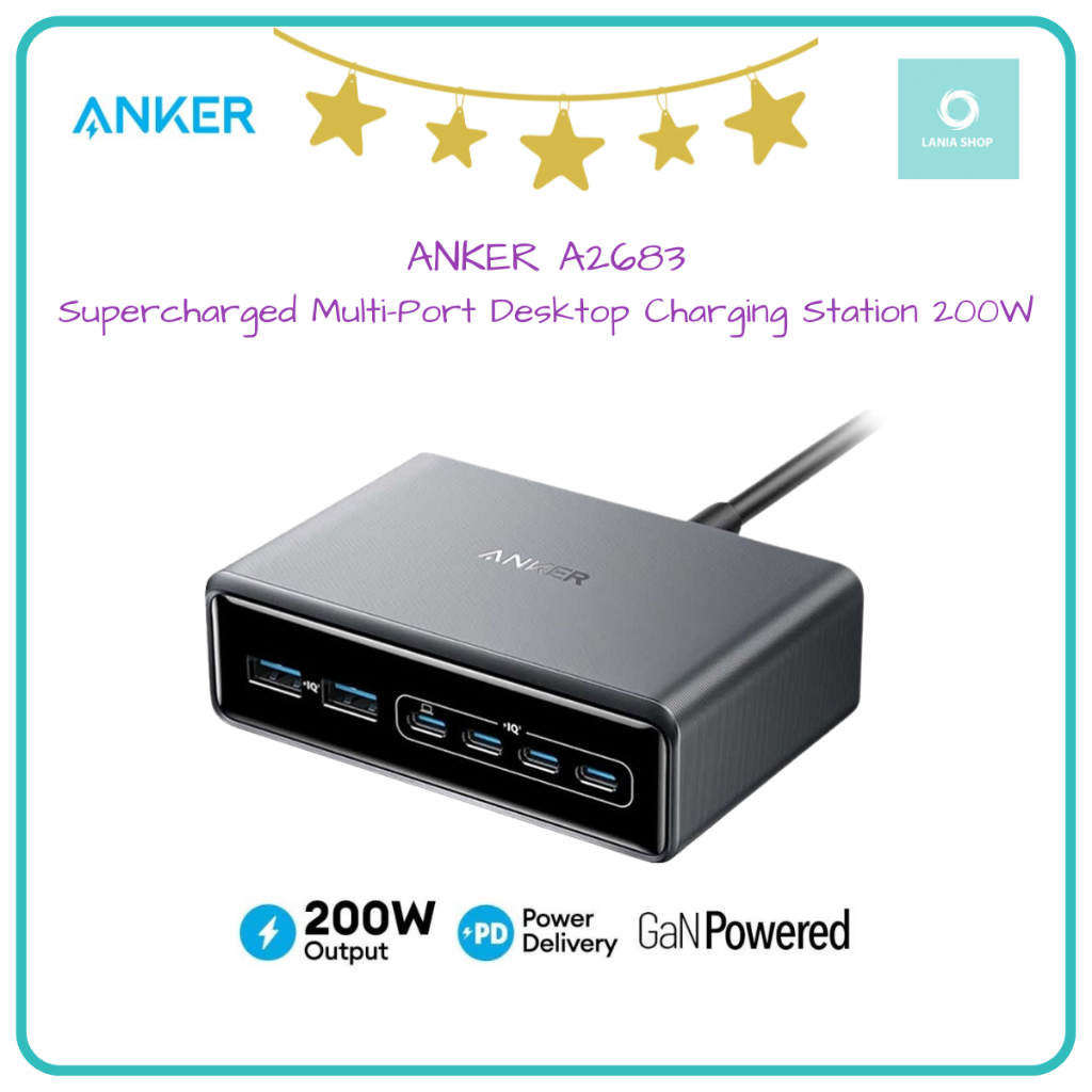 Jual ANKER A2683 - Anker Prime Supercharged Multi-Port Desktop Charging ...