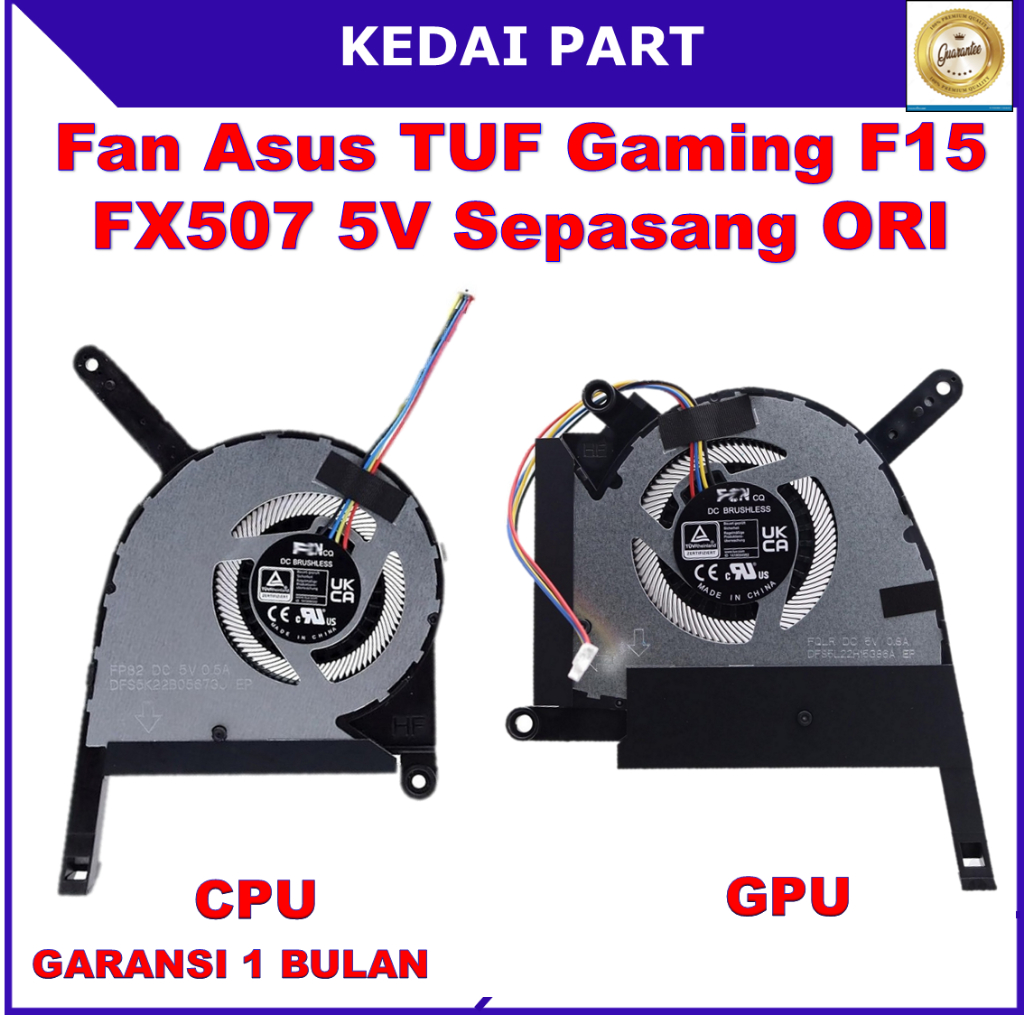 Jual Kipas Fan Asus TUF Gaming A15 F15 FA507 FA507R FA507RC FA507RE ...