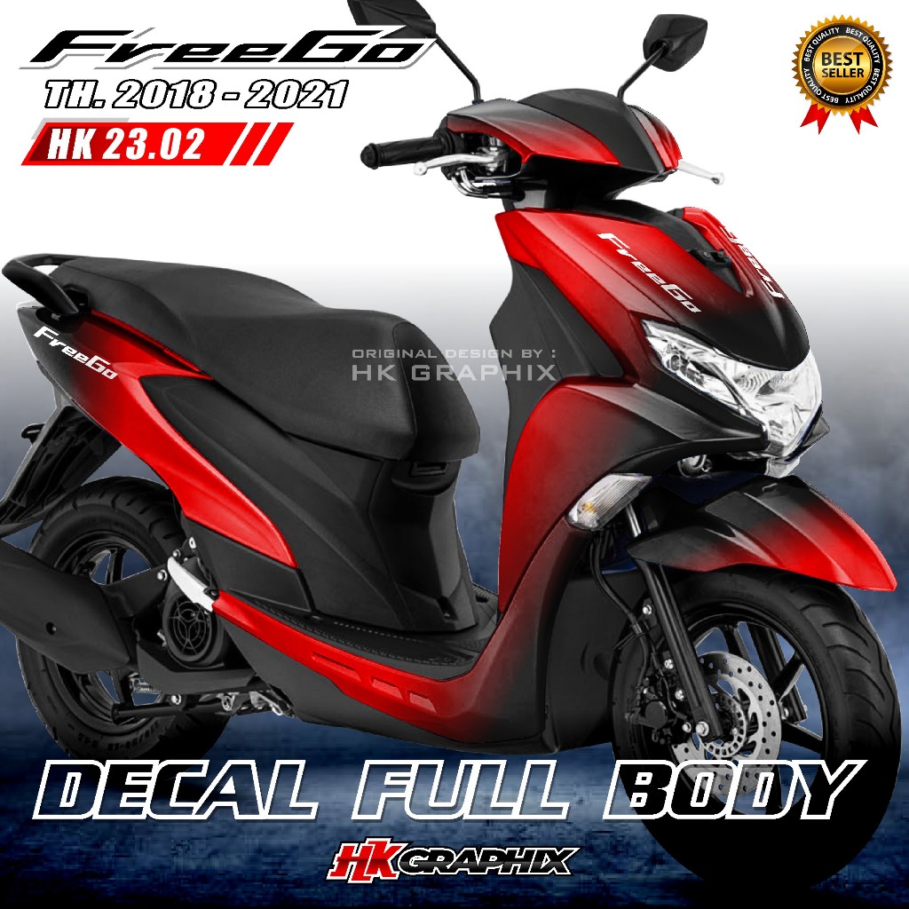 Jual COD Decal Sticker Full Body Yamaha FREEGO OLD 2018 2019 2020 2021 ...
