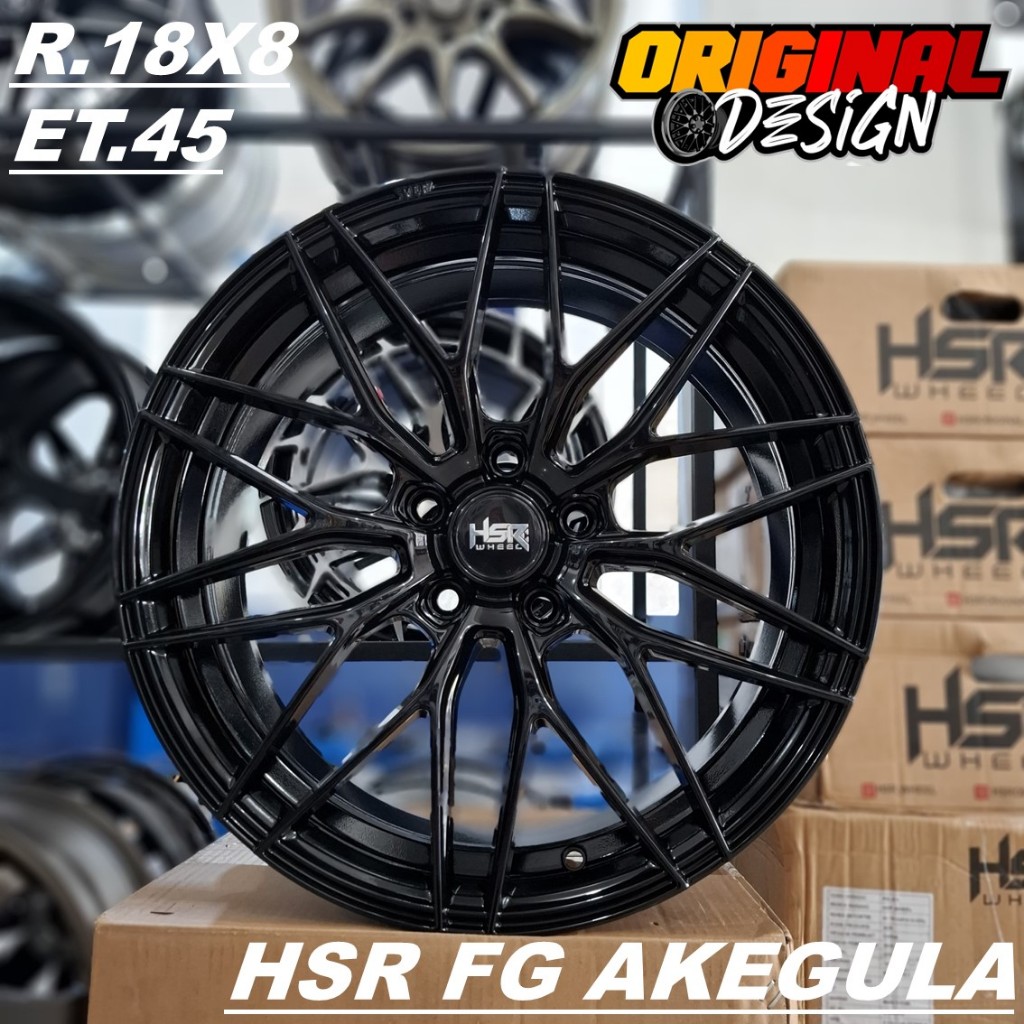 Jual Pelek mobil XPANDER, ZENIX, WRV, ring 18 hitam glosi HSR FG ...
