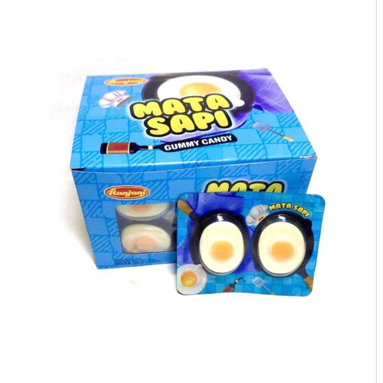 Jual [SR] RANJANI MATA SAPI GUMMY BOX ISI 24 PCS | Shopee Indonesia