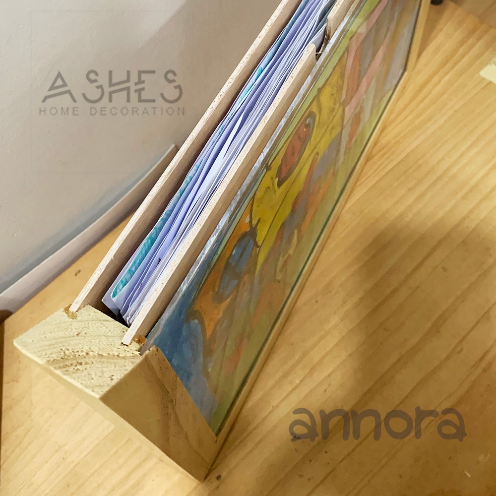 Jual kids art work frame bingkai kayu dan akrilik pajangan karya gambar ...
