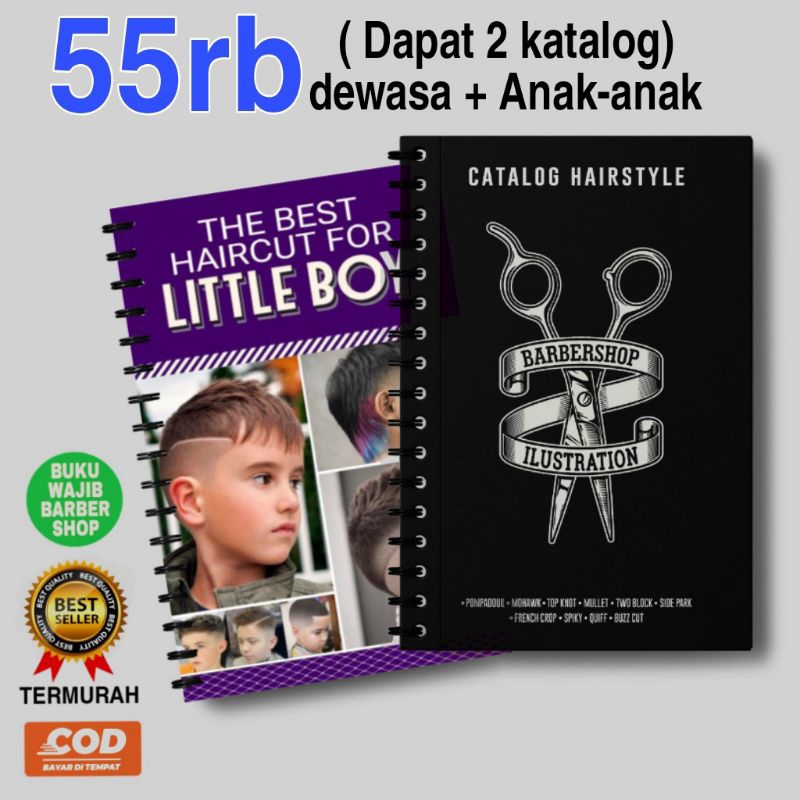 Jual Catalog model rambut paket 2 buku. buku model rambut | Shopee ...