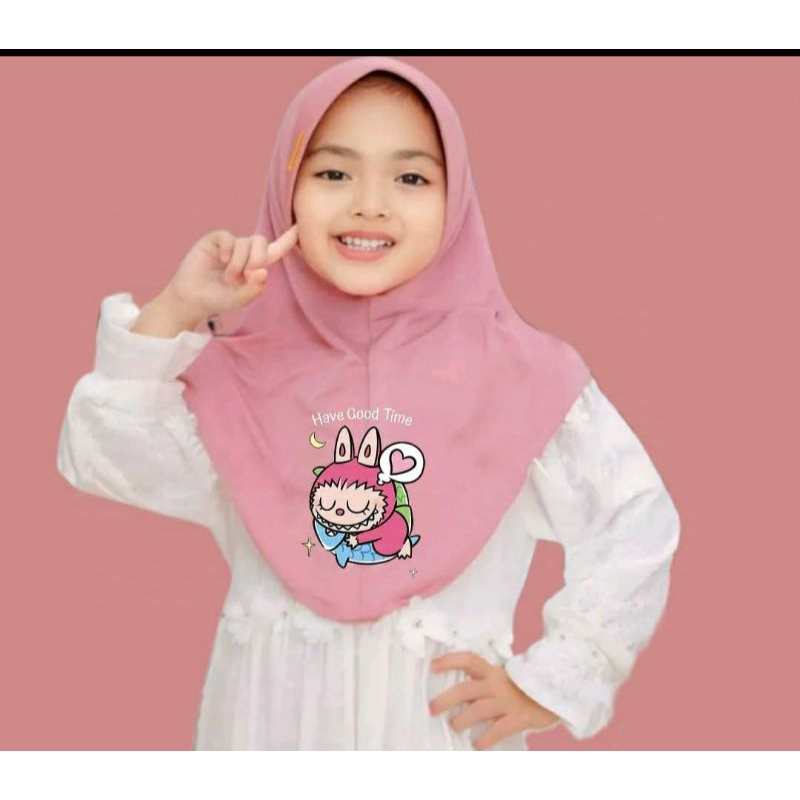 Jual jilbab 30rb an dapat 3pcs ) paket Jilbab Instant Anak Muslim hijab ...