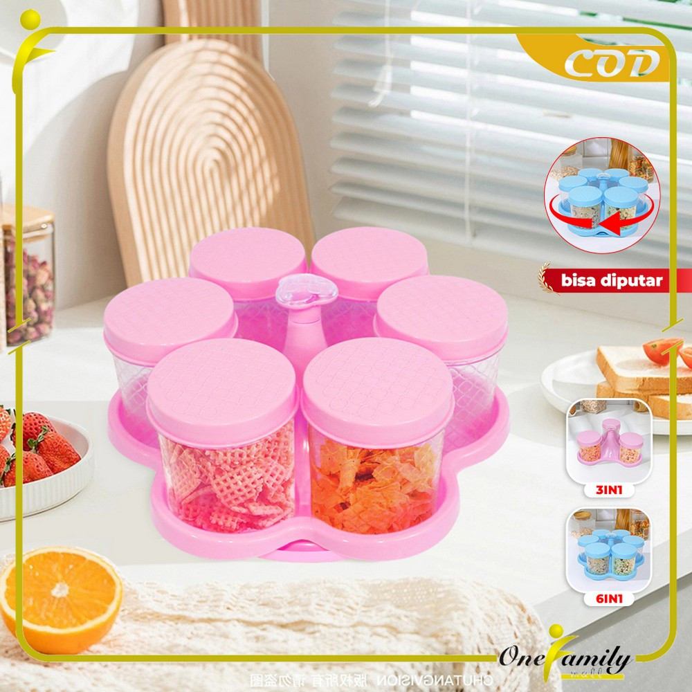 Jual ONE-C1246 Toples Kue Kering Lebaran Set Nampan Wadah Snack Tray ...