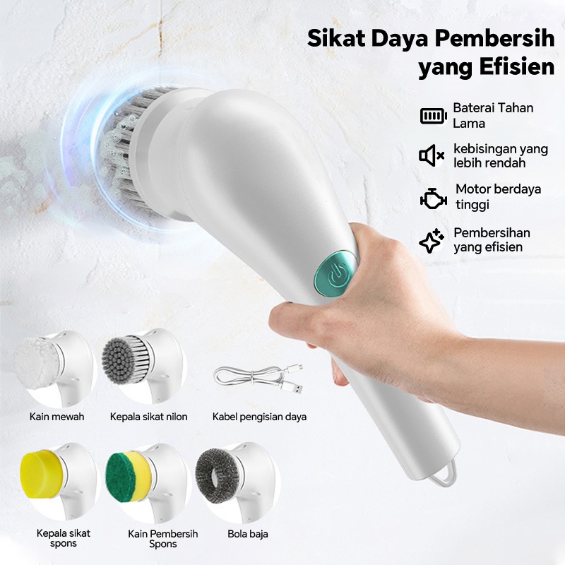 Jual Berus pembersih elektrik, berus multifungsi tahan air, berus ...