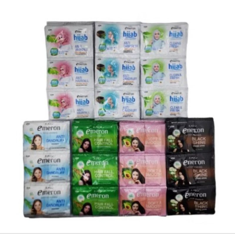 Jual Emeron Shampoo Sachet/Rentengan 12x10ml | Shopee Indonesia