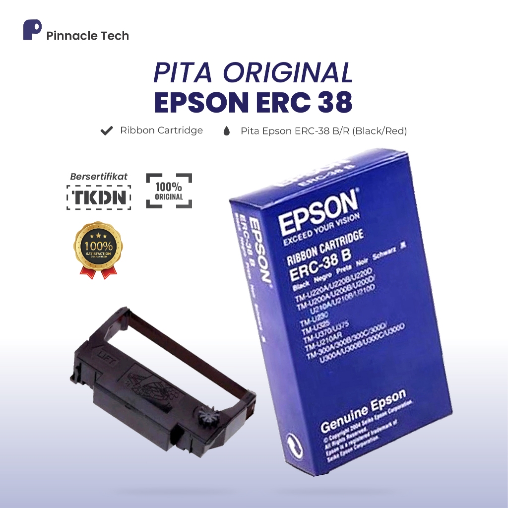 Jual Ribbon Catridge ERC-38 Pita Original TM U220 series TM U200 series ...