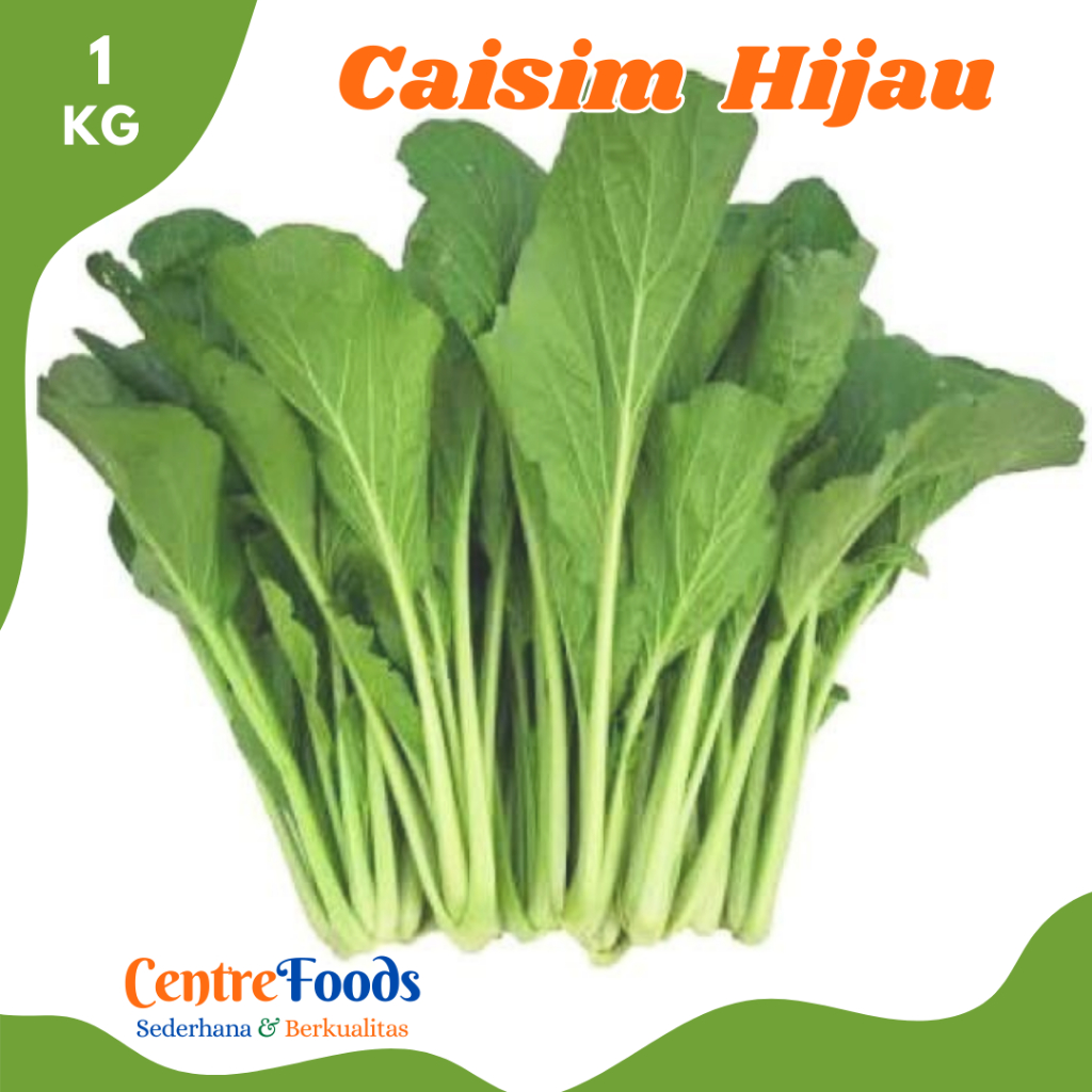 Jual CAISIM Hijau Sayur Sawi Hijau Fresh 1.000gr [ Harga Per KG