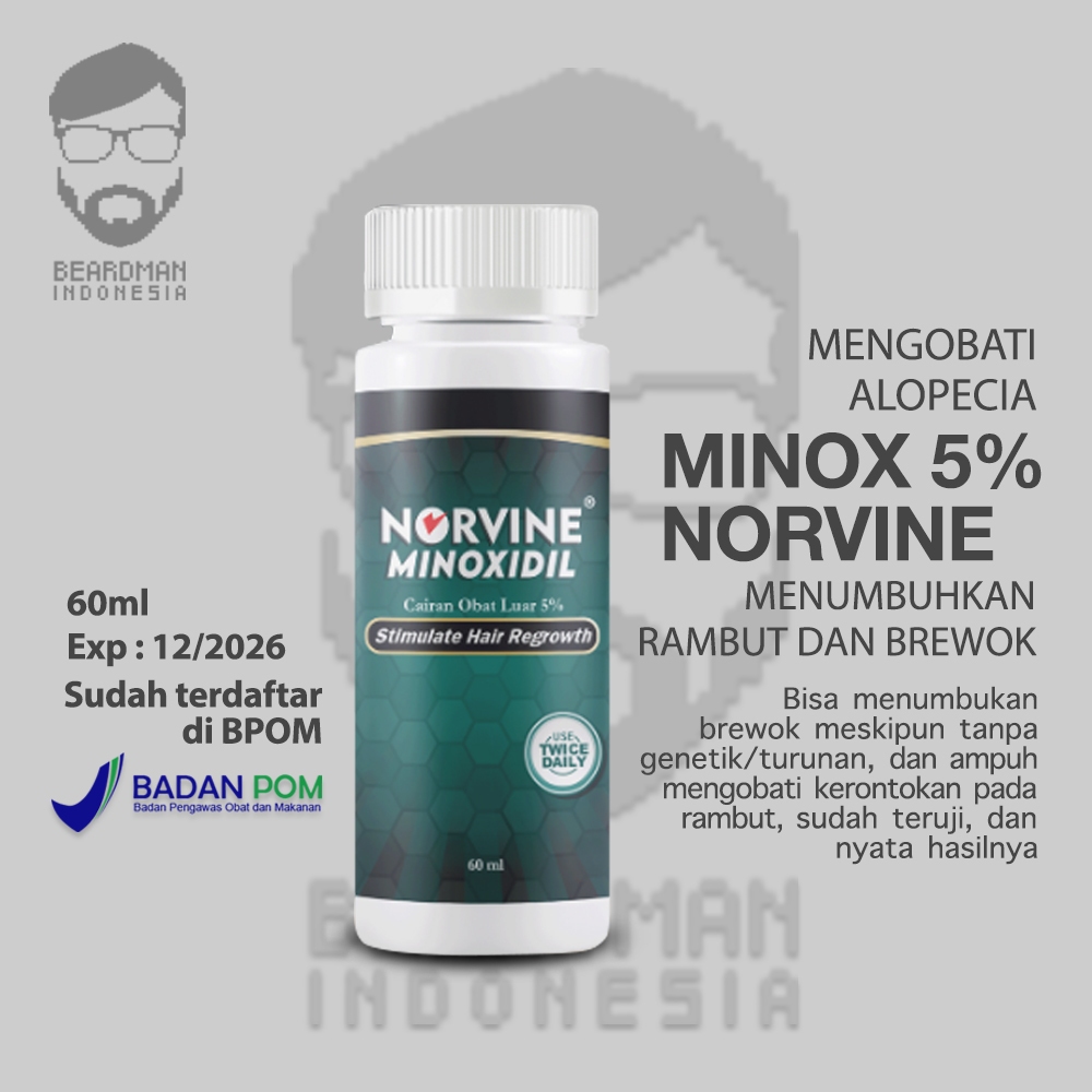 Jual Norvine Minoxidil 5% BPOM - Penumbuh Rambut dan Brewok | Shopee ...