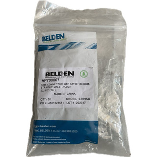 Jual RJ45 Connector Cat.5e/6 Belden (Konektor RJ45 Cat.5e/6 Belden ...