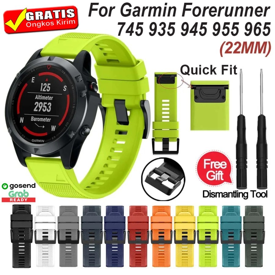 10-Color Silicone Band For Garmin Forerunner 745 – Replacement Strap For Smartwatch