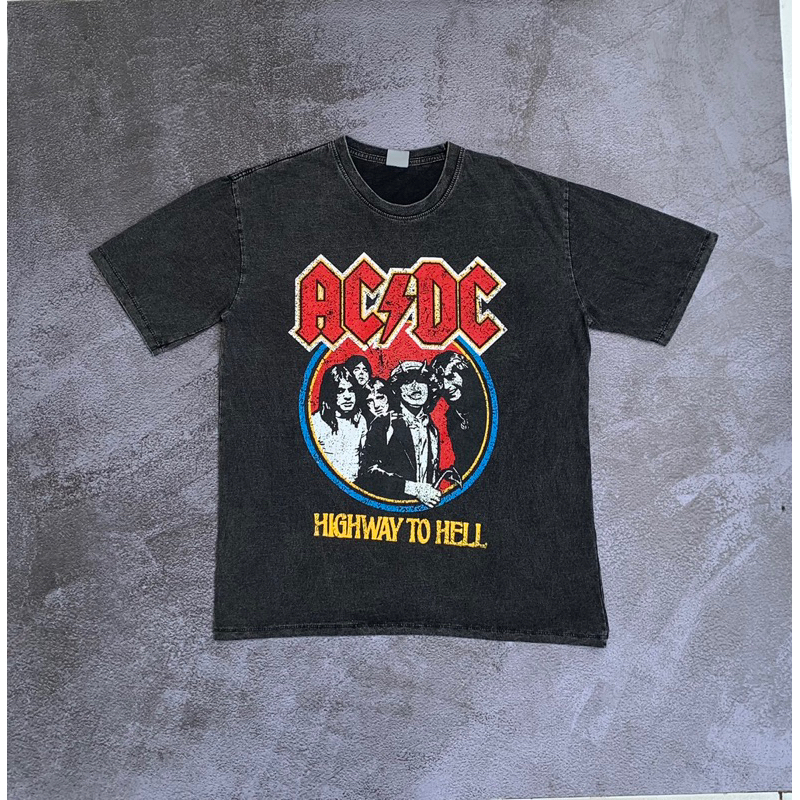 Jual ACDC BAND TEE Highway To Hell song | Shopee Indonesia
