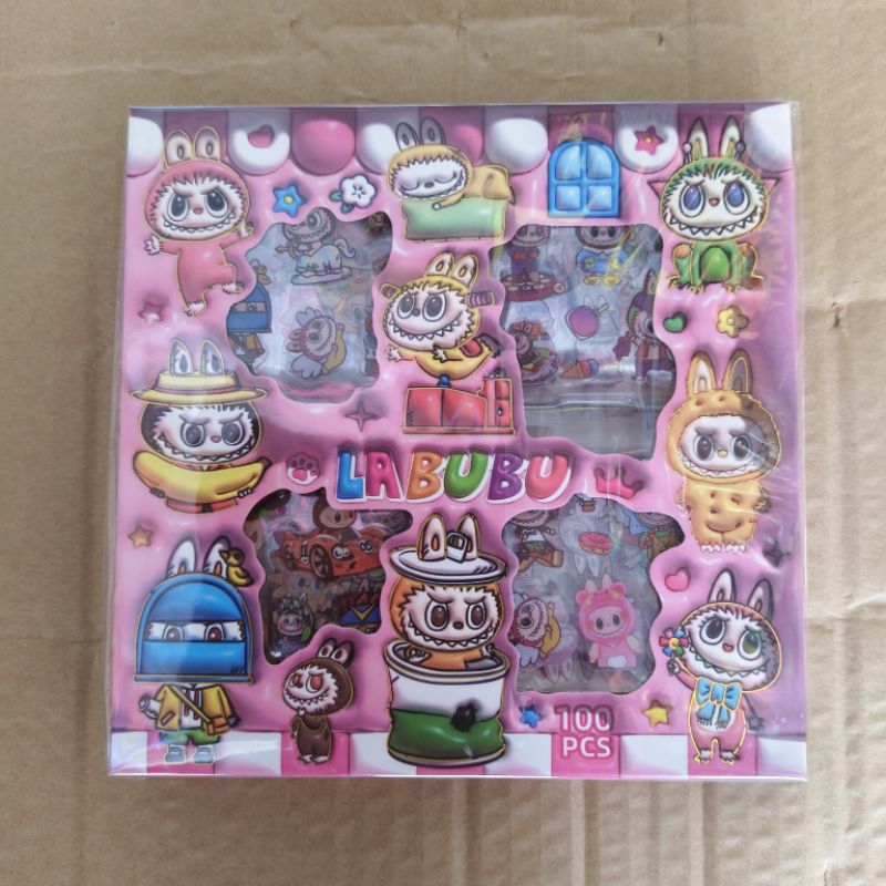 Jual Stiker Labubu ( isi 96 Pcs / Box ) | Shopee Indonesia