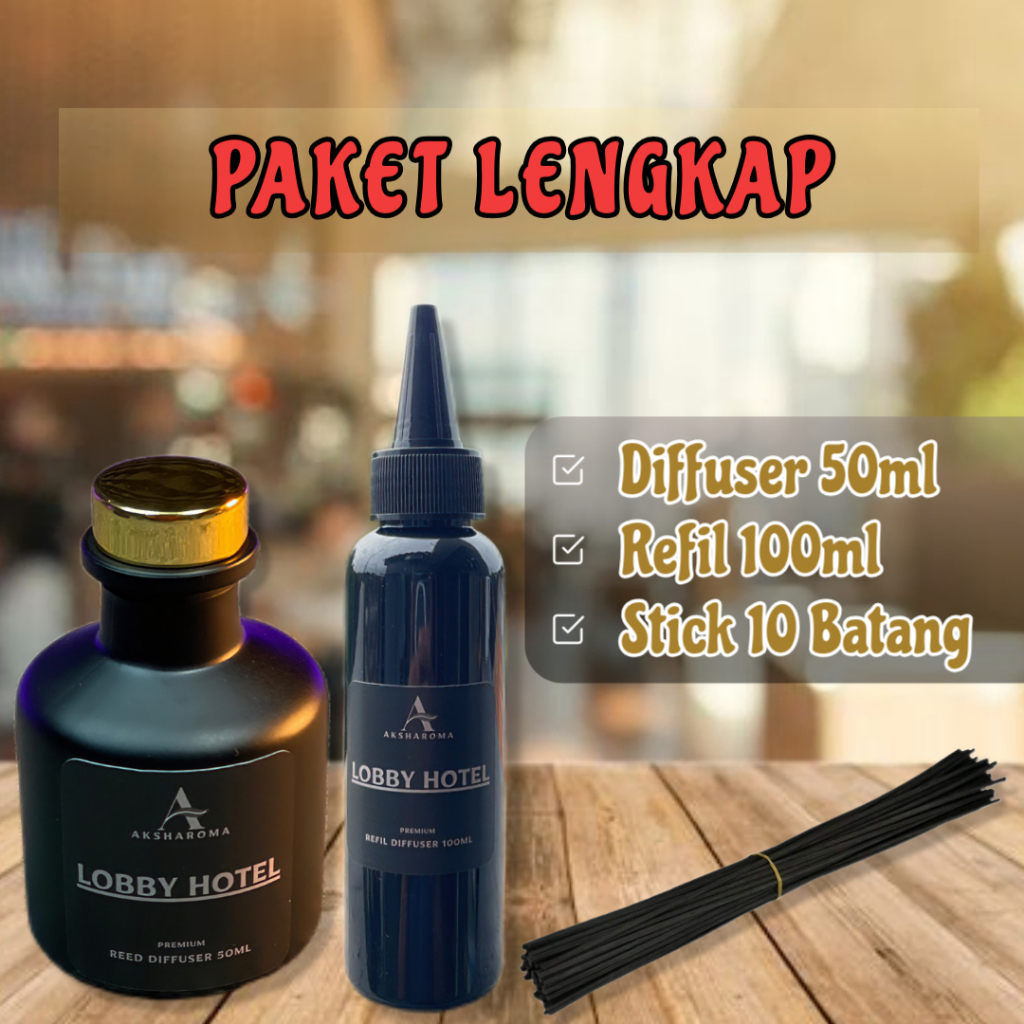 Jual Reed Diffuser Aromatherapy Paket Lengkap Refil Isi Ulang Pengharum ...