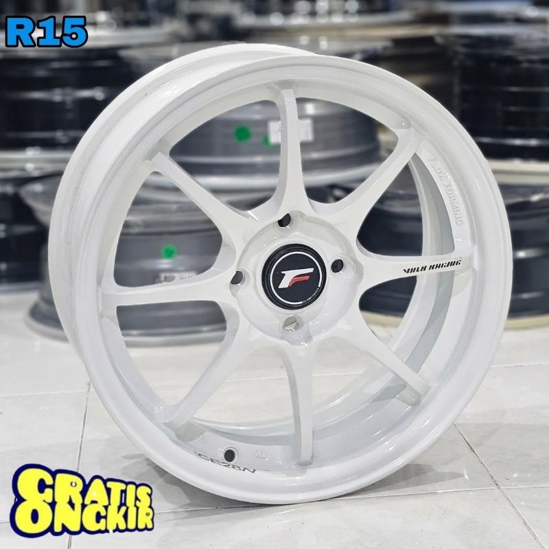 Jual velg racing ring 15 CE28 LEBAR 6,5 ET 42 velg mobil r15 velg brio ...
