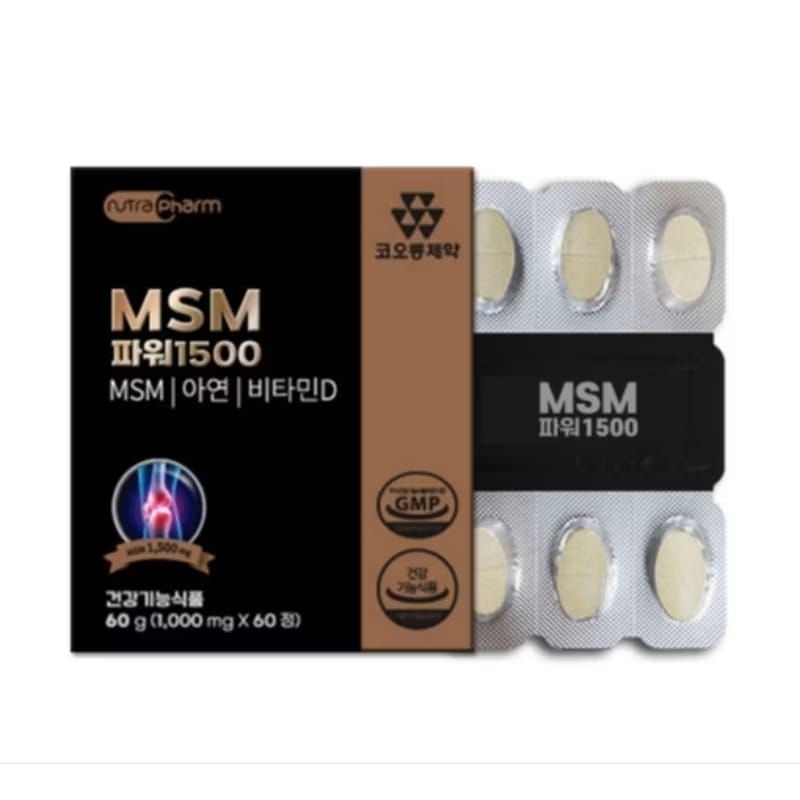 Jual SUPPLEMENT TULANG&SENDI&LIGAMENT MSM GOLD[1BLISTER : 6 TABLETS ...