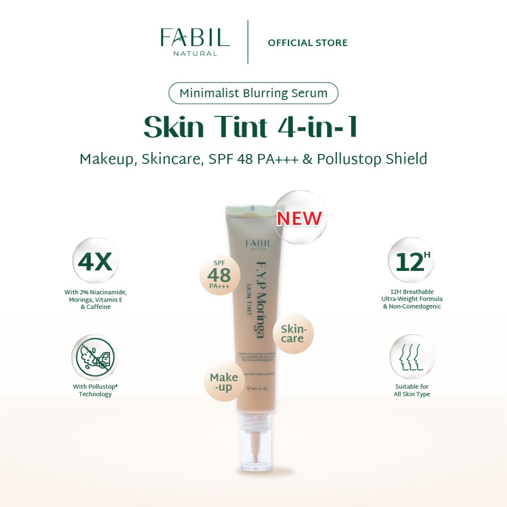 Jual Fabil FYP Skin Tint 30gr Daycream CC Cream BB Cream - Tinted ...