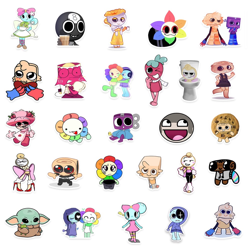 Jual DANDYS WORLD Roblox STICKER Set Isi 30pcs STIKER TEMPELAN ASTRO ...