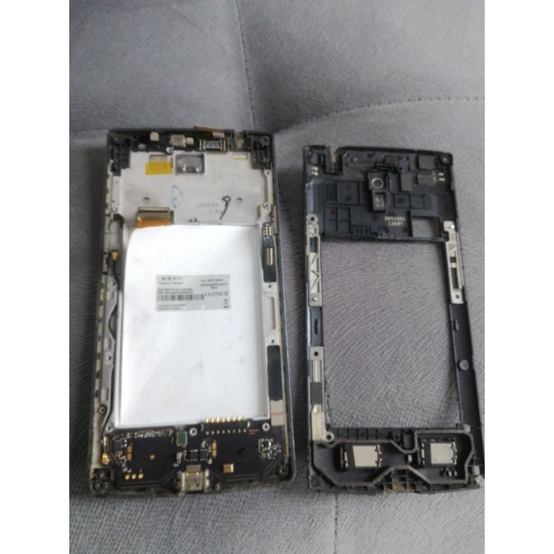 Jual frame oppo find 7 / x9076 kelengkapan original cabutan 100% ...