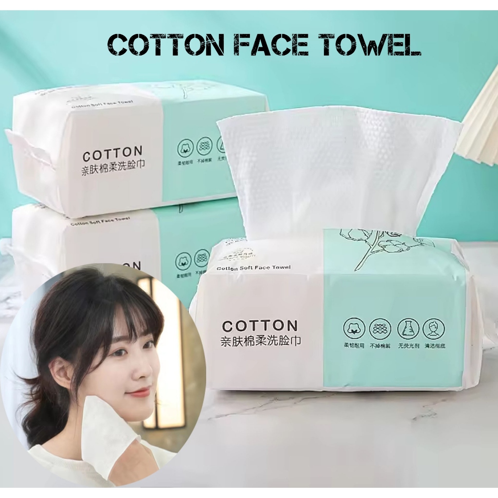 Jual Tissue Wajah Sekali Pakai Cotton Face Towel Travelling Face Towel