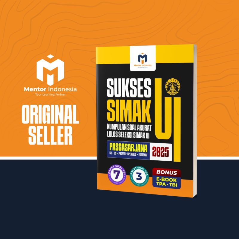 Jual Modul SIMAK UI 2025 Pascasarjana | S2 S3 PPDS PPDGS | Soal ...