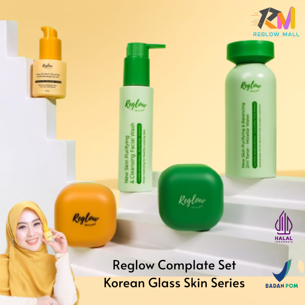 Jual Reglow Complete Set Korean Glass Skin Series | Shopee Indonesia