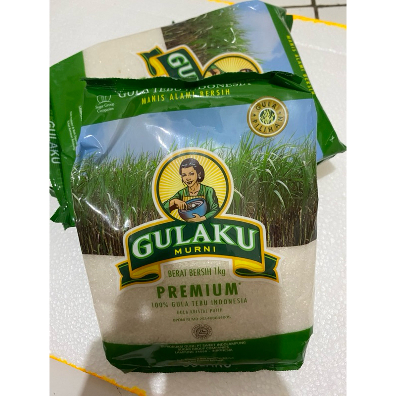 Jual Gulaku Murni Premium 1kg | Gula Tebu Gula Pasir | New Ori Kemasan ...