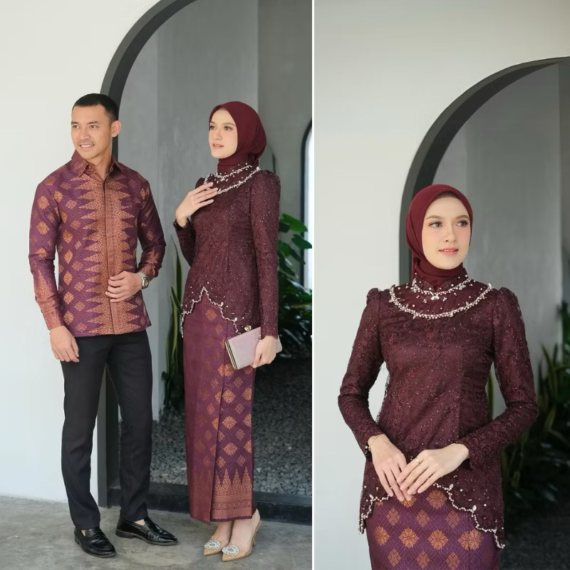 Jual Kebaya Couple Kutu Baru SERA Series Set Kebaya W…