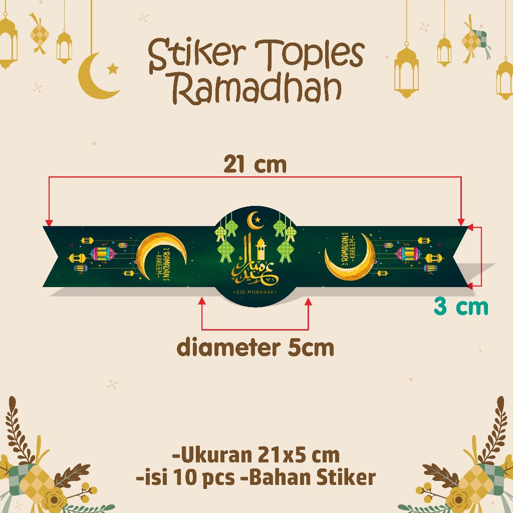 Jual Sticker Toples lebaran - stiker toples idul fitri | Shopee Indonesia