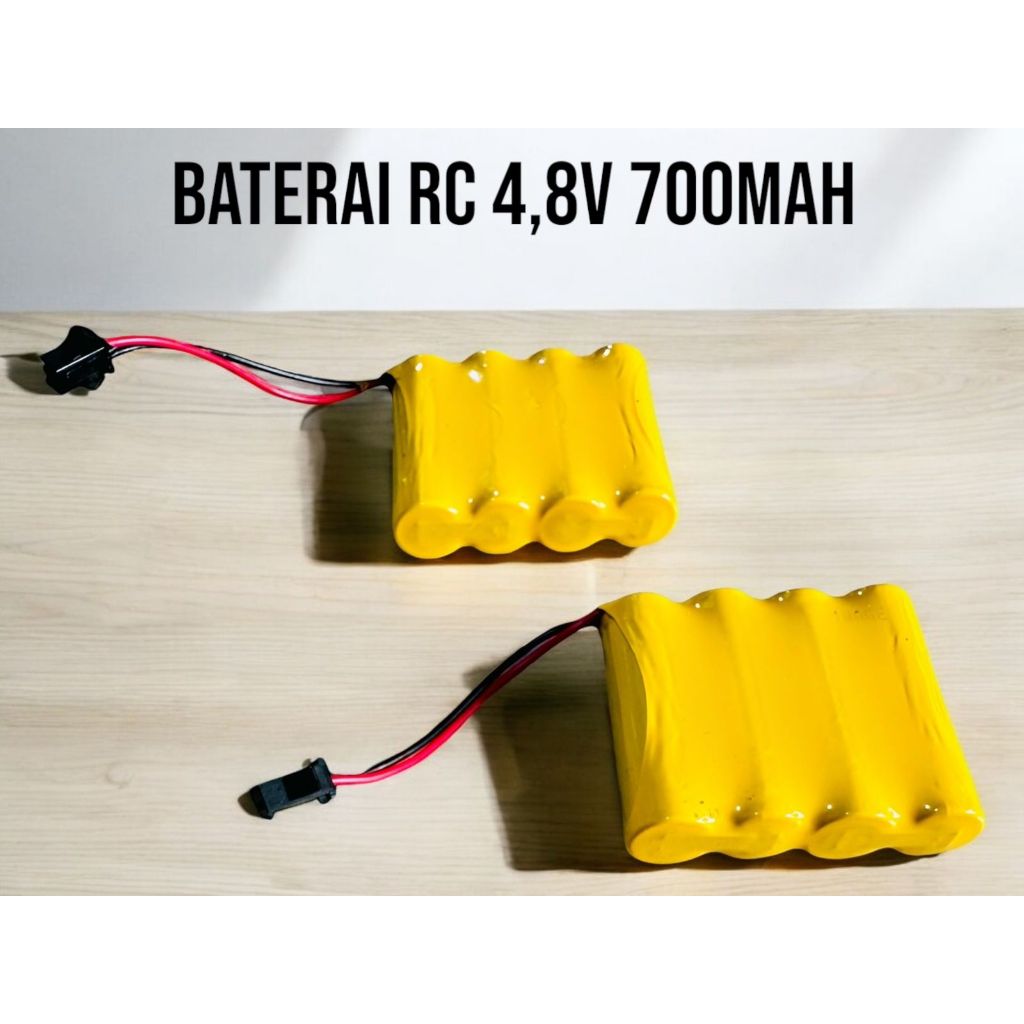 Jual BATERAI BATRE MOBIL REMOTE CONTROL NI-CD 4.8V BATRE RAKIT MOBIL RC ...