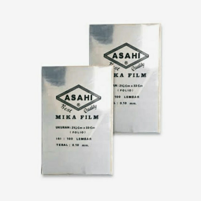 Jual ASAHI COVER MIKA BENING / JILID PLASTIK UKURAN FOLIO 0.10MM ...