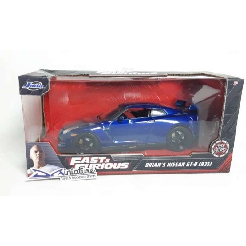 Jual JADA 1:24 BRIAN'S NISSAN GT-R R35 FAST & FURIOUS | Shopee Indonesia