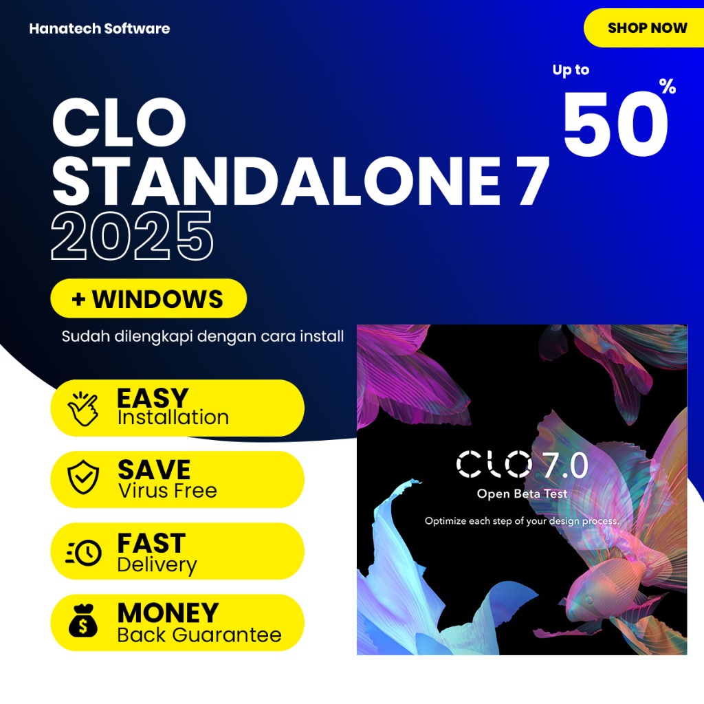 Jual CLO Standalone 7 3D Fashion Design with 3D garment simulation ...