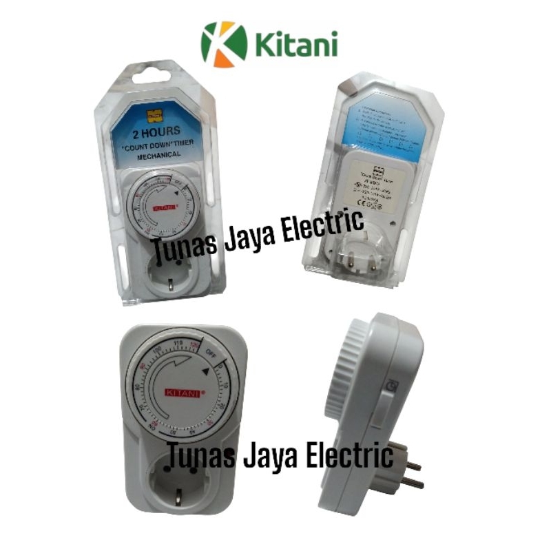 Jual Timer Manual Analog 2 Jam / 120 Menit KITANI | Shopee Indonesia