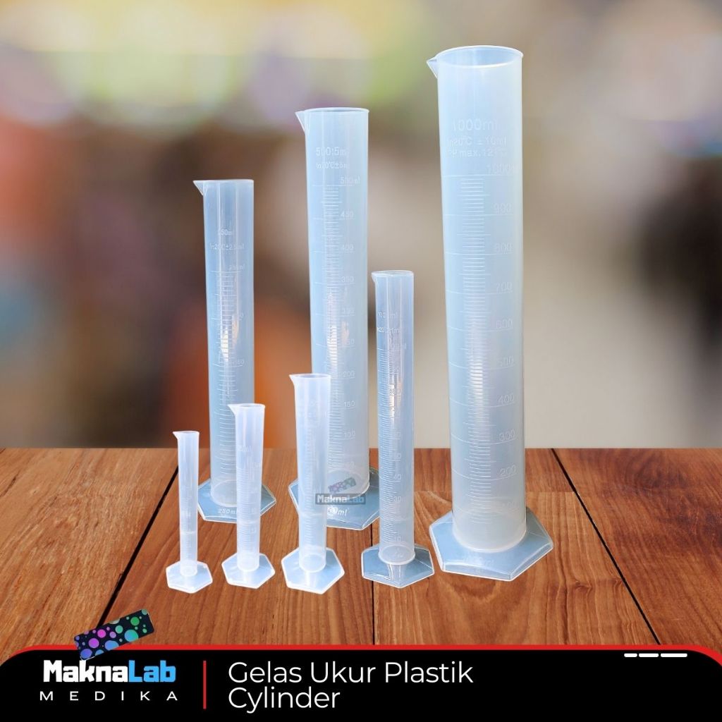 Jual Gelas Ukur Plastik l measuring Cylinder Graduation / Gelas Ukur ...