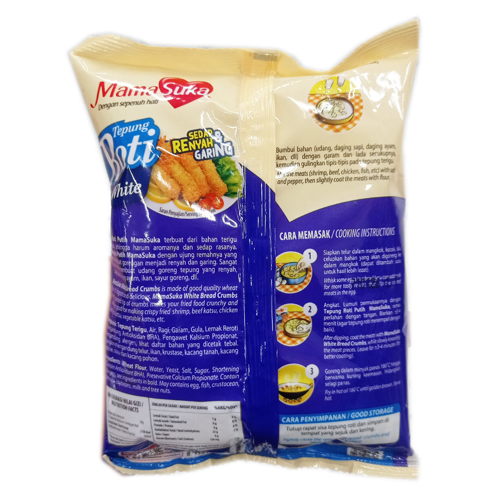 Jual Tepung Roti Mama Suka Mamasuka Putih Kemasan 100 Gram | Shopee ...