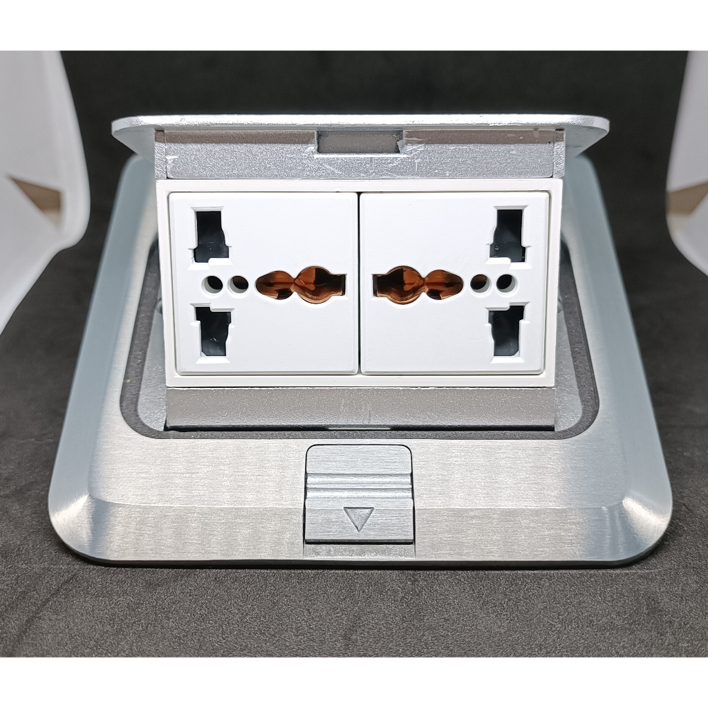 Jual SIMON FLOOR OUTLET WITH TWIN MULTI STANDARD / UNIVERSAL SOCKET ...