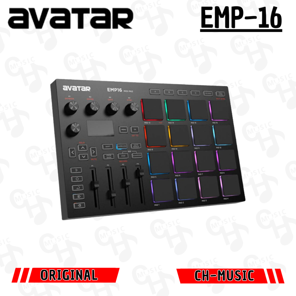 Jual Avatar EMP16 Mini Launchpad & Controller Avatar EMP-16 Original ...