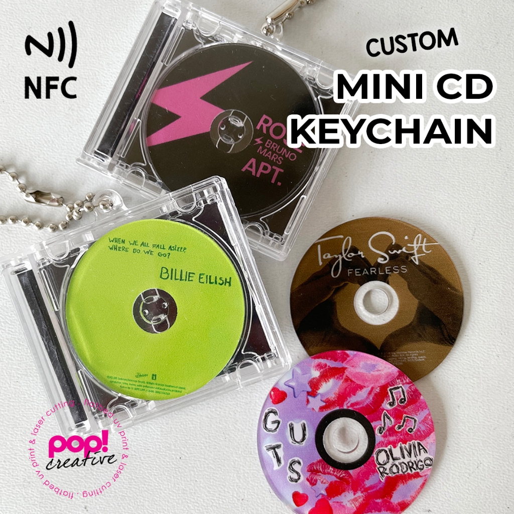 Jual Custom Request NFC Pocket Mini Album Keychain gantungan kunci Mini ...