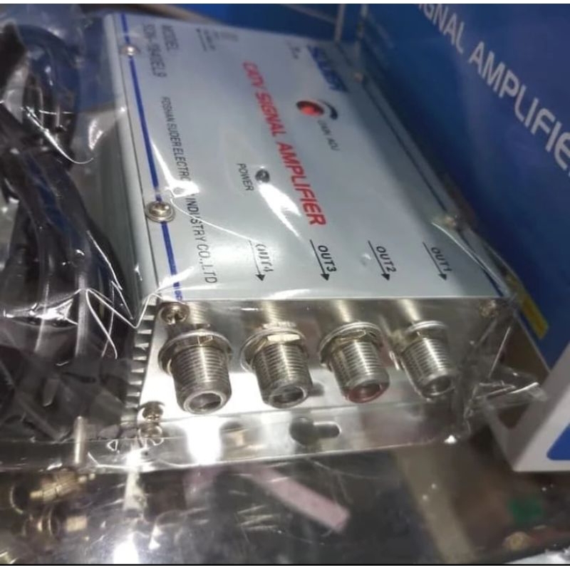 Jual CATV Signal Amplifier SUOER SON 8840L9 Booster 4way 40 dbi ...
