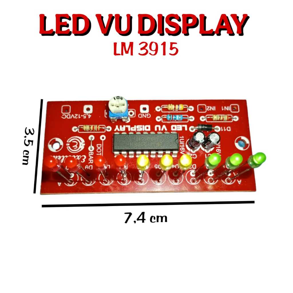 Jual Display LED VU DISPLAY LM 3915 | Shopee Indonesia
