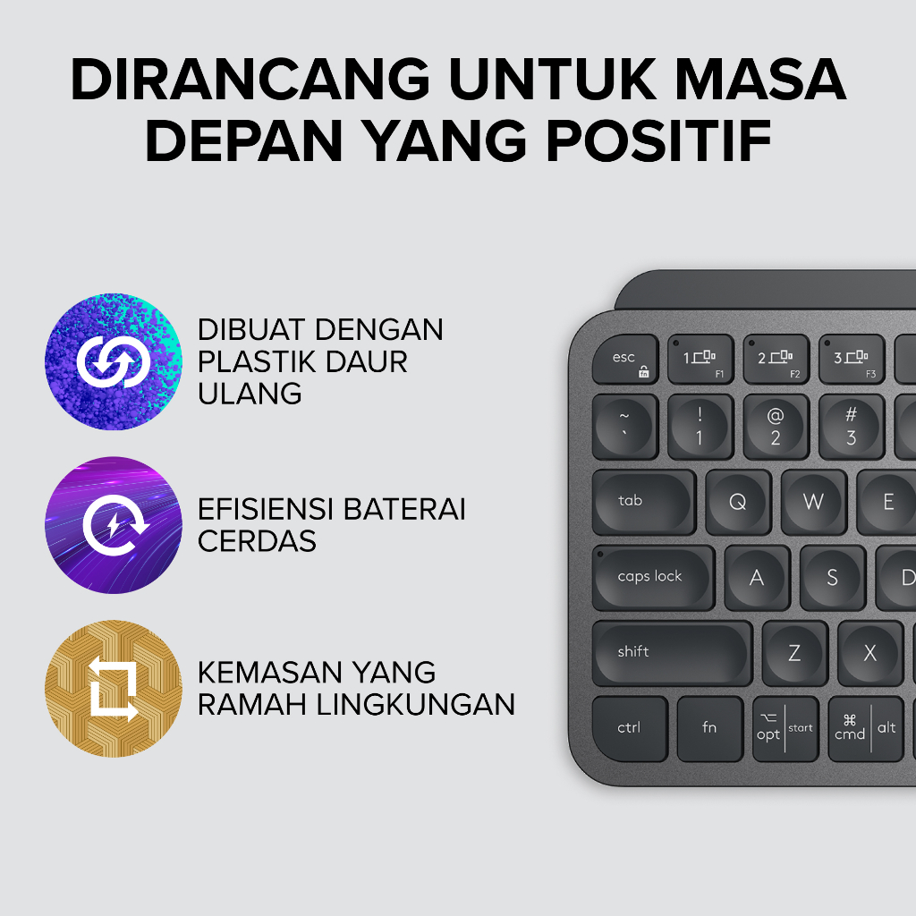 Logitech MX Keys Mini Keyboard Wireless Bluetooth Minimalist Backlit Illuminated for Power Users Windows, Mac, iOS, Linux & Android - Graphite (7)