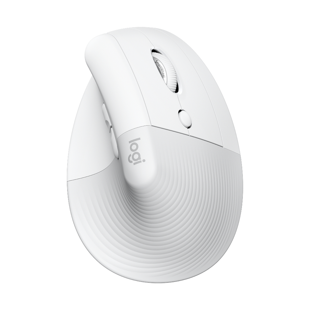 Logitech LIFT Mouse Ergonomic Vertical Wireless Bluetooth Silent - Off White (2)