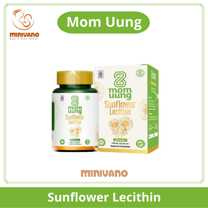 Jual Mom Uung Sunflower Lecithin 30 Kapsul Melancarkan Sumbatan ASI